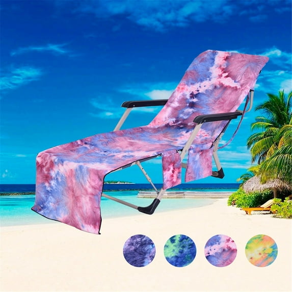 kayannuo Chair Beach Towel Lounge Chair Beach Towel Cover Microfiber Pool Lounge Chair