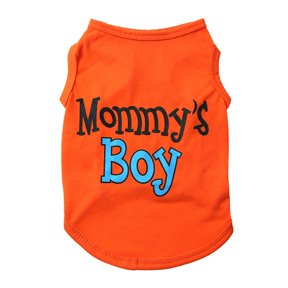 kayannuo Dog Clothes Pet Clothes Mom Son Puppy Vest Spring Summer Dog Pet Clothes Back To School