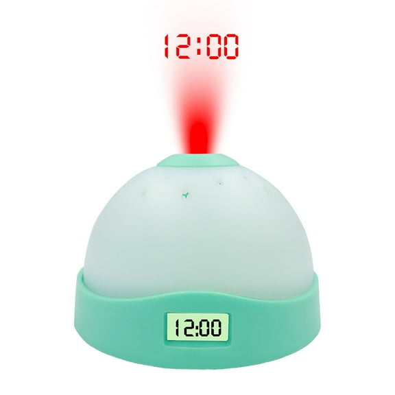 kayannuo Electronic Alarm Clock With Colorful Lights And Sky Projection Clock