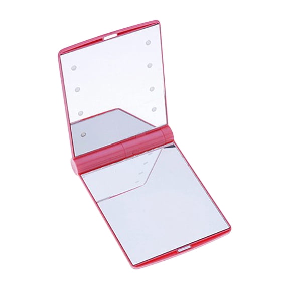 kayannuo LED Makeup Mirror For Girls Makeup Led Mirror 8 Lights Folding Mirror Portable Light-Emitting Mirror Small Mirror