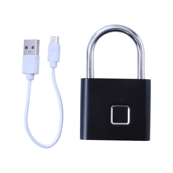 kayannuo Padlock Fingerprint IP65 Water-resistant, Anti-theft, Digital Lock Portable Security For Cabinet, Gym, Door, Luggage, Suitcase, Bags, Lockers, Backpack