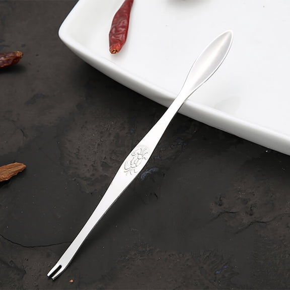kayannuo Practical Seafood Crab Lobster Fork Picks Handy Helper Nutcracker Needle