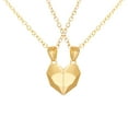 thumbnail image 1 of kayannuo Two Souls One Heart Pendant Necklaces For Couple Wishing Stone Creative Magnet Couples Necklace, 1 of 1