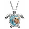 thumbnail image 1 of kayannuo Valentines Day Gifts 2/3/4/5pc Ladies Necklace Two Tone Turtle Animal Necklace Jewelry Necklace, 1 of 6