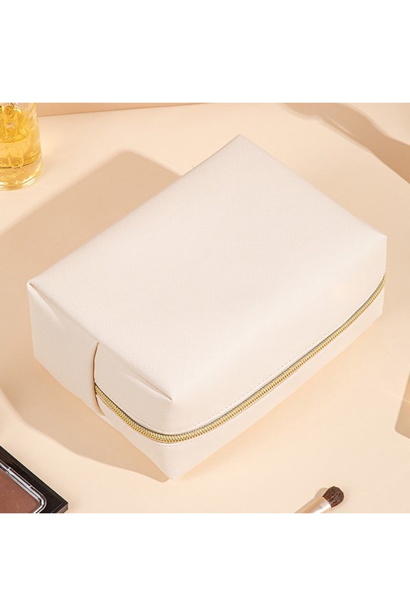 Women's Octagonal Cosmetic Bag, Travel Portable Wash Bag Storage Bag, Lovely Waterproof Square Wash Bag