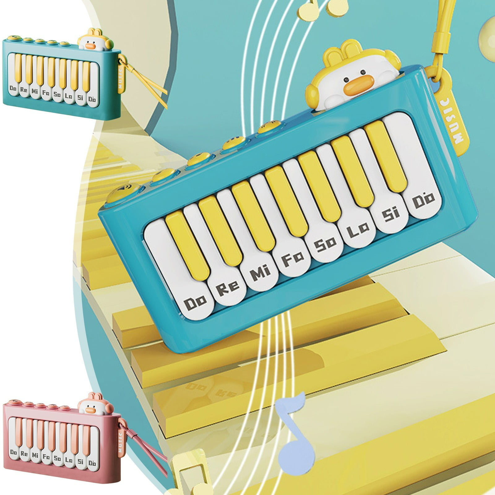 Mini Playable Instruments kcavykas Best Toys for Ages 3-8 Mini Piano – Pocket-Sized Playable ...