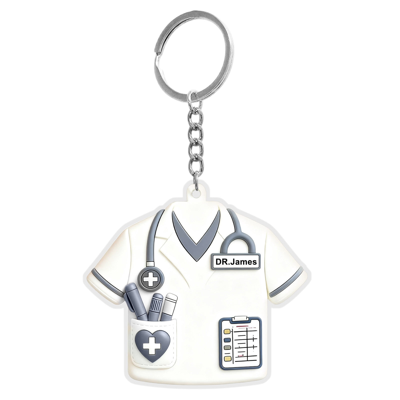 kcavykas Christmas Ornaments Custom Personalized Acrylic Keychain ...