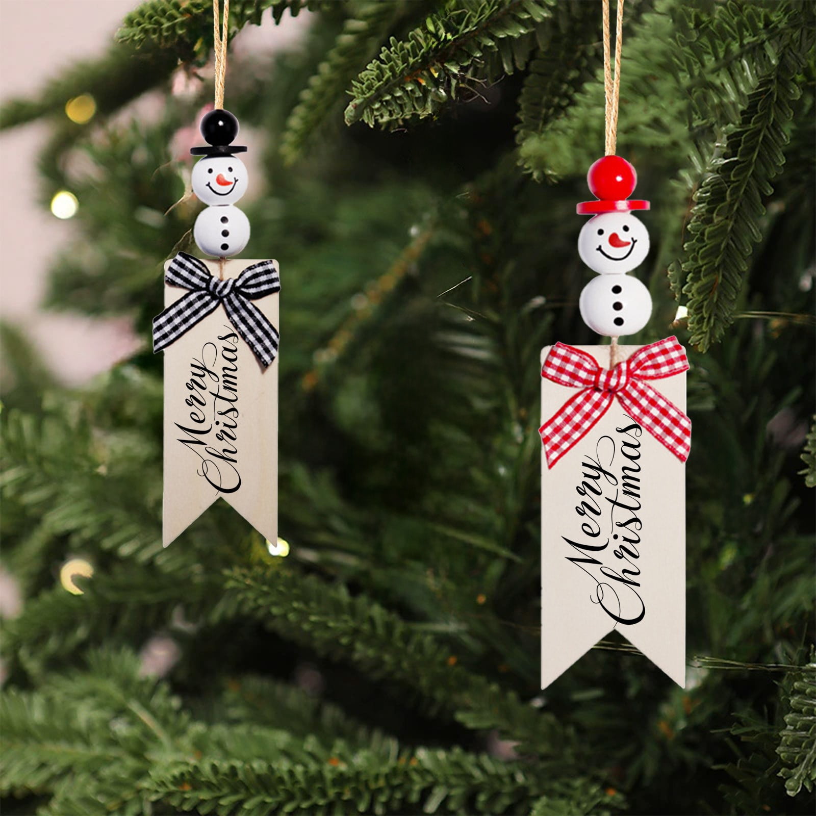 kcavykas Christmas Stockings Christmas Ornaments Wooden Gift Tags ...
