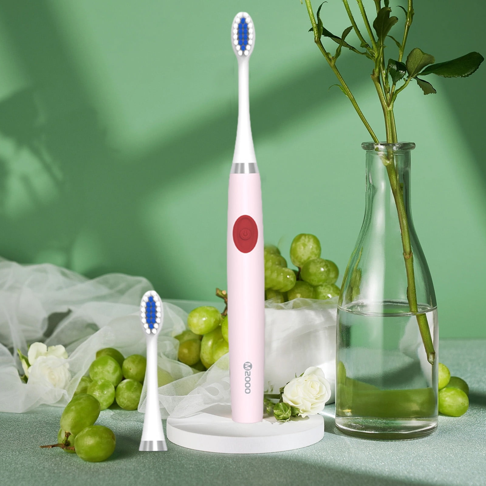 kcavykas Electric Toothbrush,, Low Noise, Portable, Smart Timer