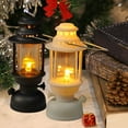 thumbnail image 1 of kcavykas Electronic Candle Lamp, LED Vintage Oil Lamp, Small Handheld Decorative Light for Holidays & Ambient Decoration Black, 1 of 8
