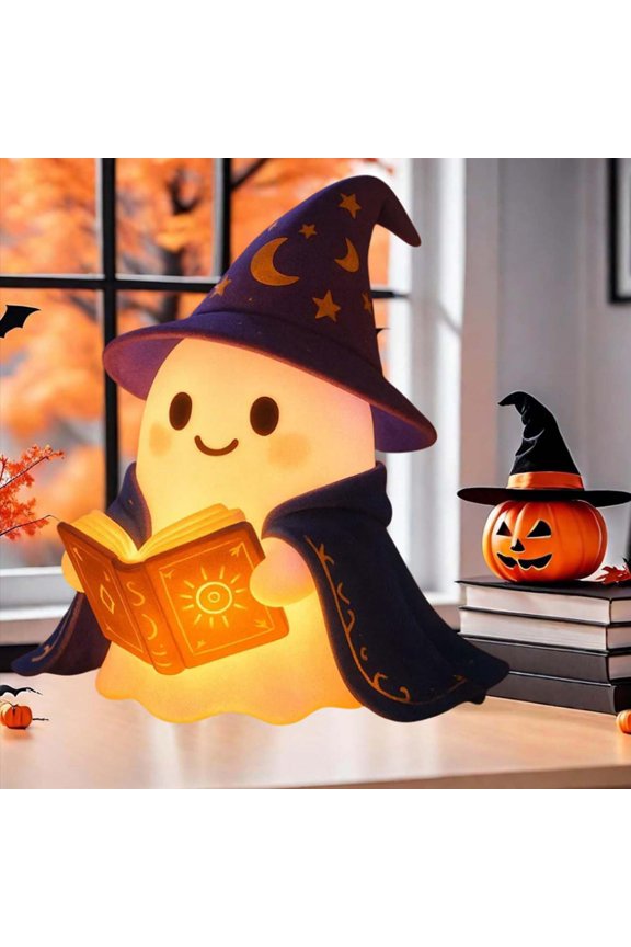 Gifts Cute Ghost Pee Plant Plug Indoor Garden Decoration Funny Ghost Figurine Wizard Lamp Style Decorative Accessory for Home and Plants Birthday Gift