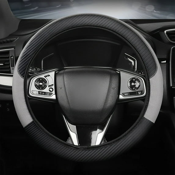 kcavykas Gifts Universal Car Steering Wheel Cover – Thin Slip Resistant Fiber, All Season Grip, Fits 14-16in Wheels, Easy Clean, Multiple Colors, Sport Design, 1pc Stylish Finds for Less