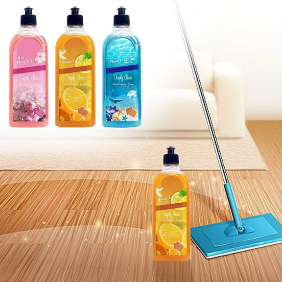 kcavykas Multi-Surface Floor Cleaner 500ml – Powerful Orange Essence, Streak-Free, Fast Drying, Versatile for Tile, Hardwood, Laminate, and Leather, Refreshing Scent