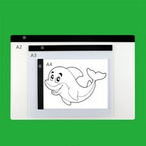 kcavykas Portable A4 Tracing LED Copy Board Light Box,Slim Light Pad, USB Power Copy Drawing Board Tracing Light Board For Artists Designing, Animation, Sketching