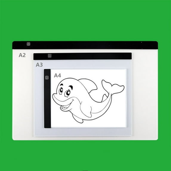 kcavykas Portable A4 Tracing LED Copy Board Light Box,Slim Light Pad, USB Power Copy Drawing Board Tracing Light Board For Artists Designing, Animation, Sketching