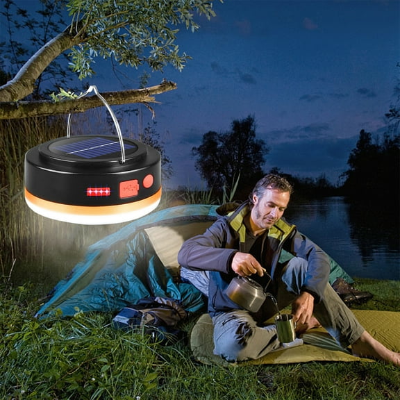 kcavykas Rechargeable LED Camping Lantern, Remote Control Hanging Tent Light, Perfect for Camping, Hiking, and Emergency Lighting