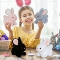 thumbnail image 1 of kcavykas Safe Toys for Children Stuffed Bunny Rabbit Plush Toy – Soft White Rabbit Doll for Kids Easter Basket Gifts and Spring Holiday Decoration, 1 of 2