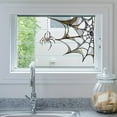 thumbnail image 1 of kcavykas Halloween Spider Web Window Clings Transparent Electrostatic Glass Sticker Removable Spider Web Decoration for Windows and Doors, 1 of 7