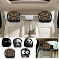 thumbnail image 1 of kcavykas Universal Funny Car Print Headrest Cover, Stretchy Decorative Seat Headpiece, Unique and Interesting Car Interior Accessory for All Vehicle Types, 1 of 2