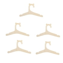 kchsji 9 Inch Wooden Baby Clothes Hangers Smooth Finish Kids Coat Pants Shirt Hanger Eco-Friendly Durable Space Saving Closet Organizer 5/10 Pack for Infant Toddler Kids