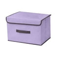 thumbnail image 1 of kchsji Cotton Linen Storage Box, Collapsible Fabric Bin with Handles for Closet Organization, Multi-Use Home Decor for Toys, Towels, Crafts, Washable & Foldable Design, 1 of 1