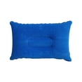 thumbnail image 1 of kchsji Inflatable Neck Pillow for Travel Camping Ergonomic Cervical Support Pillow Portable Blow Up Airplane Car Pillow with Velvet Cover Leak-Proof PVC Core, 1 of 4