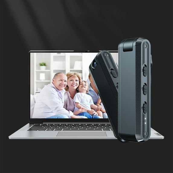 kchsji Intelligent Recording Pen, Conferences Enforcement Recorder, Portable 1080P High-definition Large Memory Camera White