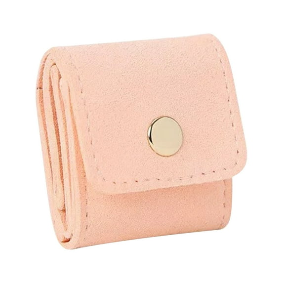 kchsji Jewelry Travel Organizer, Portable Ring Earring Storage Pouch, Small Zippered Bag for Necklaces Bracelets, Tangle-Free Compact Case, Toiletry Bag for Women Girls Accessories