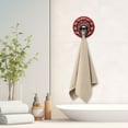 thumbnail image 1 of kchsji Vintage Corrugated Suction Cup Hook Bathroom Wall Hanger, Strong Adhesion No-Drill Traceless Vacuum Hook, Stylish Waterproof Organizer for Towels Clothes Keys Kitchen Accessories, 1 of 5