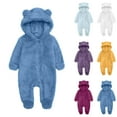 thumbnail image 1 of Umbreon Yellow Toddler Boys Girls Romper Long Sleeve Zipper Warm Hooded Jumpsuit Fall Winter Clothes Trendyborn Living Home Outfits, 1 of 5