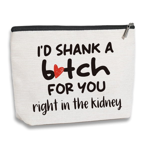 kdxpbpz Friendship Gifts for Women Friends, Funny Best Friend Birthday Gifts for Women BFF, Birthday Christmas Gifts for Best Friend Besties Sister Women Female BFF Boss Makeup Bag Cosmetic Bag
