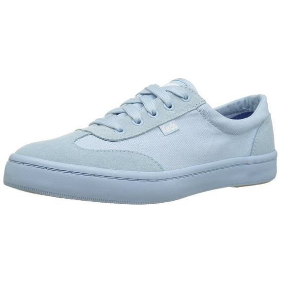 Keds Women's Tournament Retro Court Mono Fashion Sneaker, Light Blue, 7.5 M US