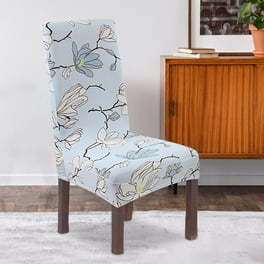 Unique Bargains Stretch Spandex Dining Chair Slipcover Black and Pink M Walmart