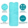 thumbnail image 1 of kedshhgu Large Non Slip Bath Mat 40 x 16 Inch Bathroom Mat for Bathtub - Anti Slip Bathmat for Tub, Shower Mat with Drain Holes Suction Cups, Machine Washable, BPA, Latex,Phthalate Free, 1 of 5