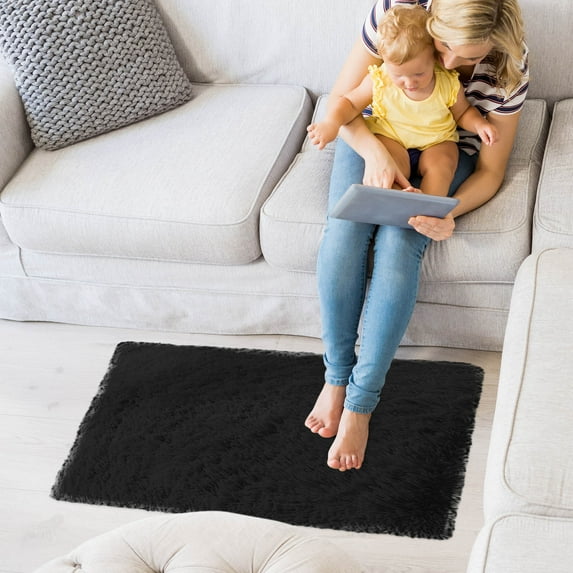 kedshhgu Soft Modern Indoor Large Shaggy Rug for Bedroom Livingroom Dorm Home Decorative, Non-Slip Fluffy Furry Fur Area Rugs Comfy Nursery Floor Carpet