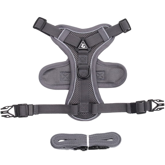 kedshhgu Dog Harness and Leash Set for Walking, Soft Mesh Adjustable Easy Control Lightweight Cat Vest Harnesses with Reflective Strips, Escape Proof Small Dogs Cats Vests