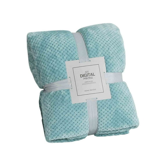 kedshhgu Fleece Blanket Queen Blanket, Bed Blanket Blue Ultra Soft Lightweight Plush Fuzzy Cozy Microfiber