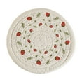 thumbnail image 1 of kedshhgu Round Braided Placemats Washable Fabric Heat Resistant Printed Round Table Mats for Dining Tables, 1 of 6