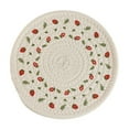 thumbnail image 1 of kedshhgu Round Braided Placemats Washable Fabric Heat Resistant Printed Round Table Mats for Dining Tables, 1 of 6
