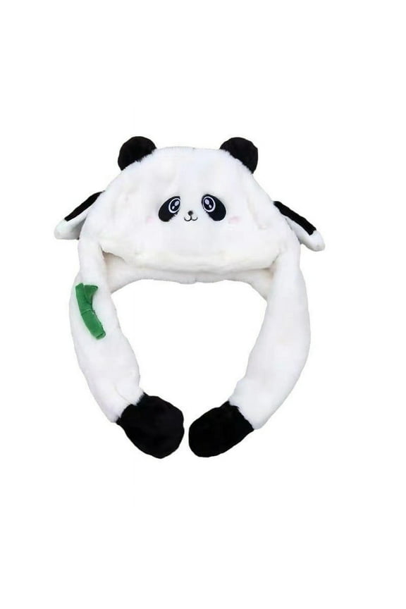 Soft Warm Hat with Ear Flaps, Funny Toy Hat, Cozy Fleece Winter Hat for Kids & Teens