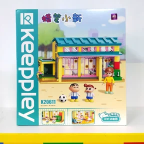 keeppley Crayon Shin-chan building block puzzle toy Kawaii model animation peripheral commemorative ornaments birthday gift