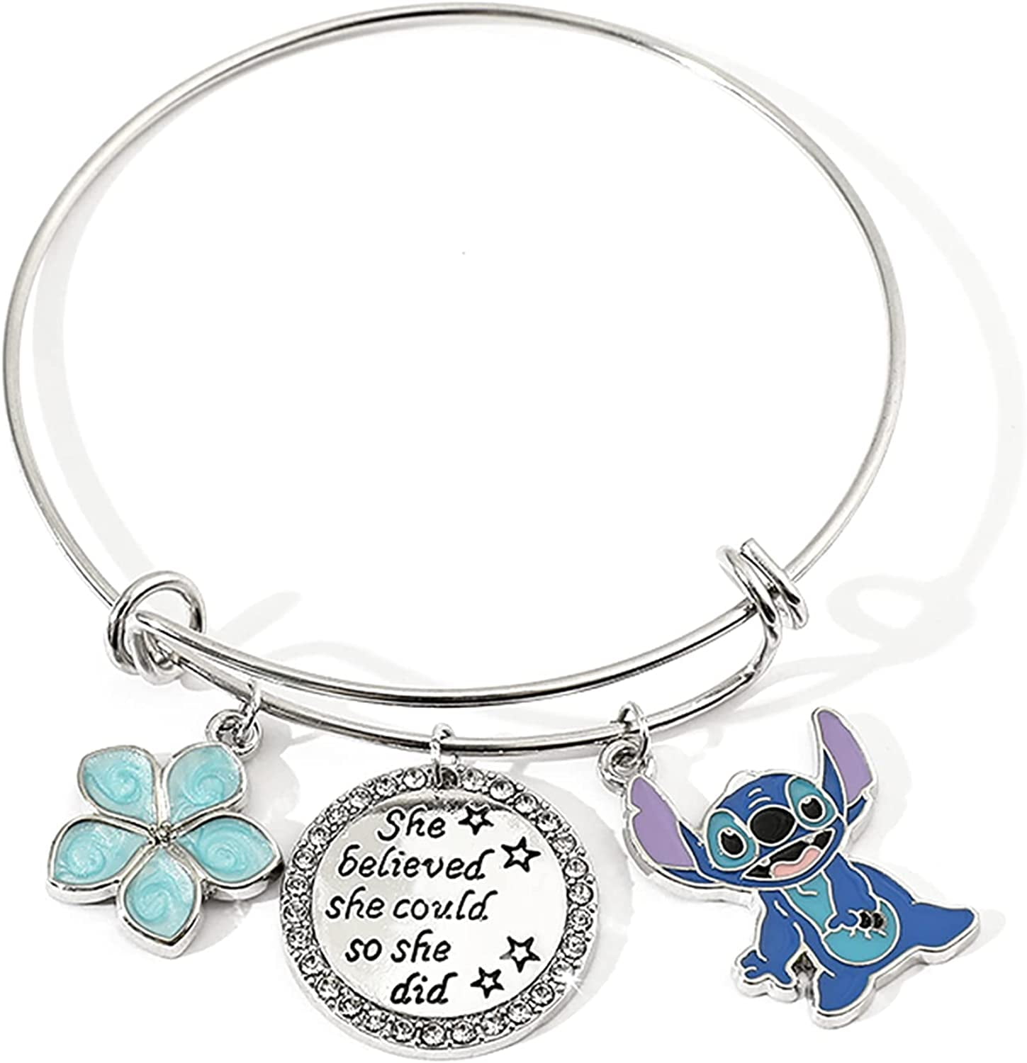 Stitch Charm Bracelet Ohana Means Family Bracelet Kefeng Ohana