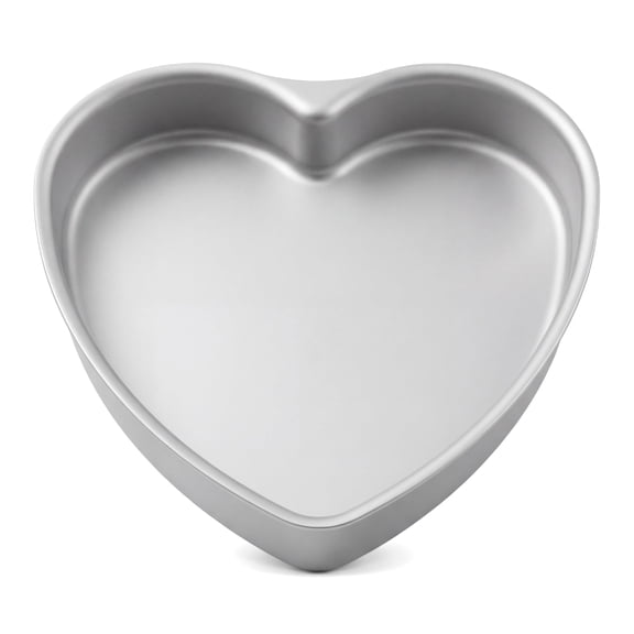 Kefyixc Aluminum Heart Shaped Cake Pan, 12 x 2 Inch, Heart Resistant Baking