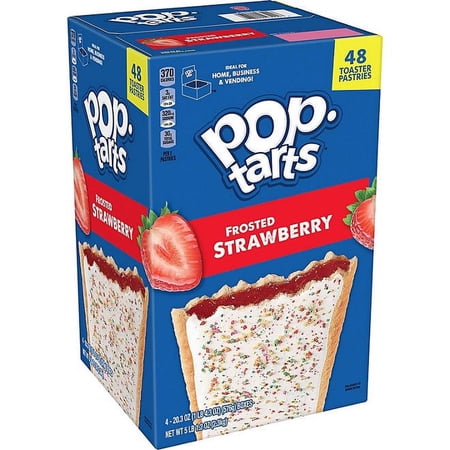 kellogg s frosted strawberry pop tarts 48 ct