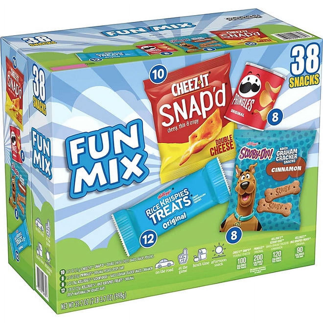 kelloggs fun mix snack cracker variety pack 38 ct