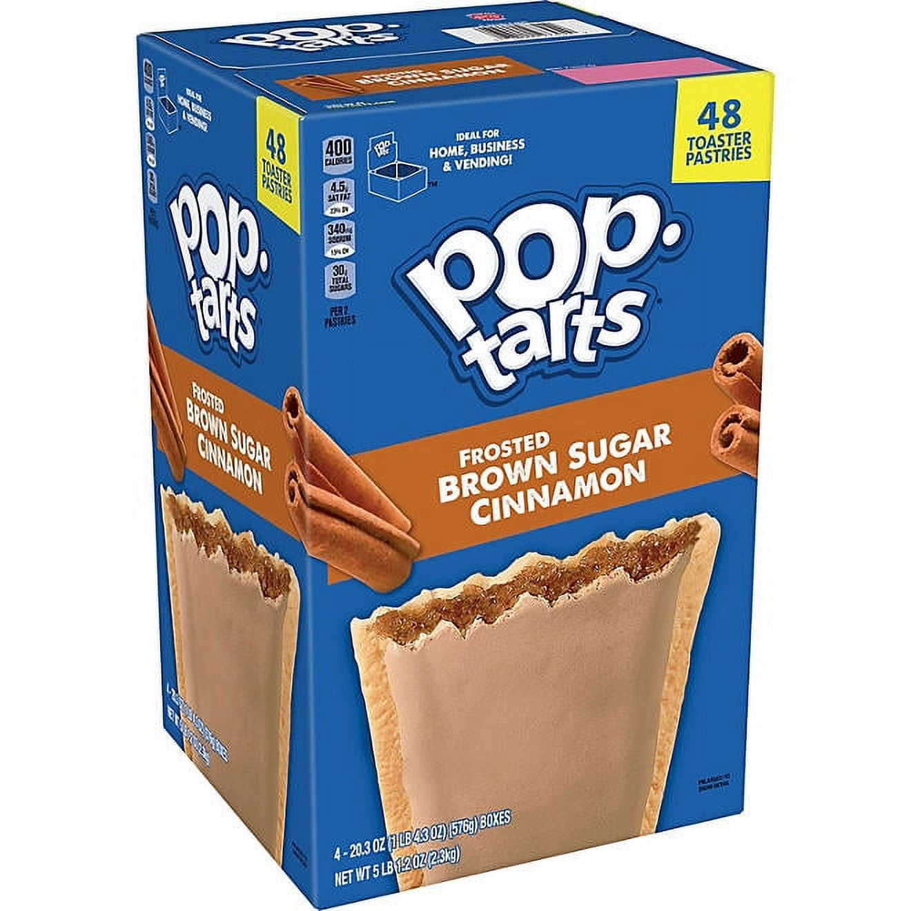 kelloggs pop tarts brown sugar cinnamon 48 ct