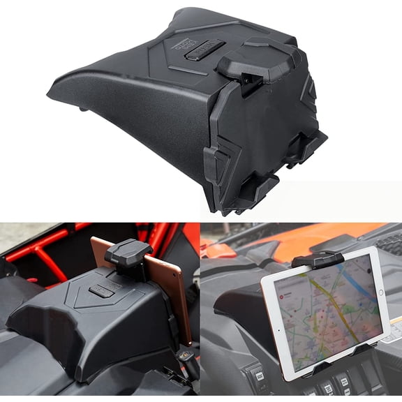KEMIMOTO Device Tablet Holder Storage Mount Compatible with 2017-2022 Can Am Maverick X3 / X3 Max DS MR RC Turbo R Replace # 715002874