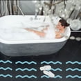 thumbnail image 1 of kenbi 12pc bathtub stickers non-slip bath stickers safety tub shower stickers adhesive, 1 of 7