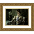 thumbnail image 1 of kenp 32x24 Gold Ornate Wood Framed with Double Matting Museum Art Print Titled - Untitled, 1 of 4