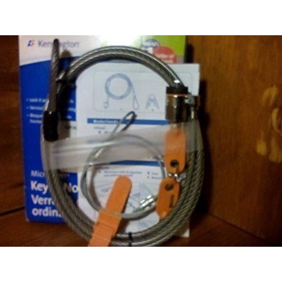 kensington microsaver keyed notebook lock - security cable lock (64068f) -